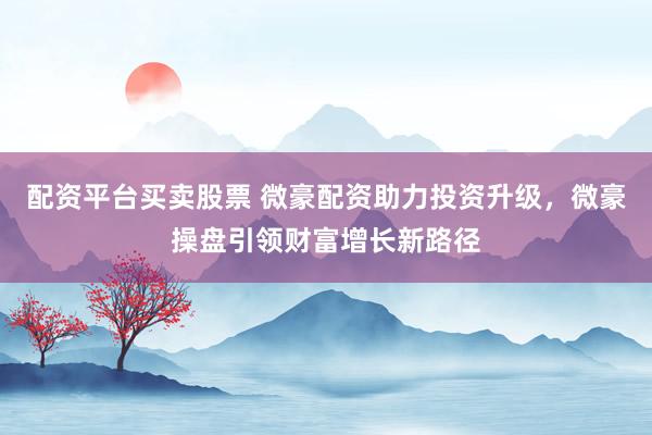 配资平台买卖股票 微豪配资助力投资升级，微豪操盘引领财富增长新路径