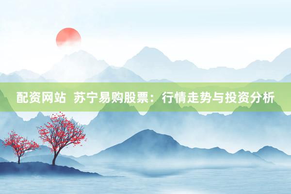 配资网站  苏宁易购股票：行情走势与投资分析