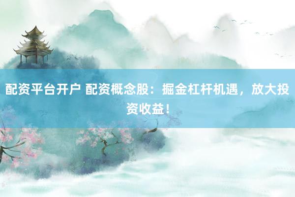 配资平台开户 配资概念股：掘金杠杆机遇，放大投资收益！